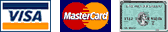 We accept Visa, Master Card and American Express